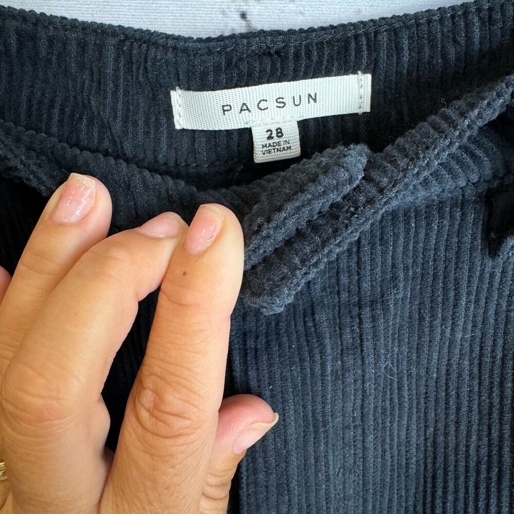 PacSun Mini Skirt Corduroy Butterflies Size Small/28 - Picture 5 of 7